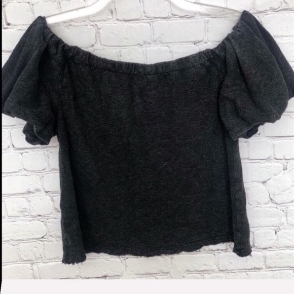 FREE PEOPLE  /boho off shoulder puff sleeve blouse - Picture 3 of 7